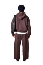 V1 Brown Zip Up Hoodie