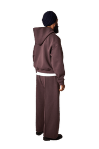 V1 Brown Zip Up Hoodie