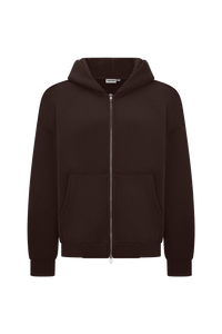 V1 Brown Zip Up Hoodie